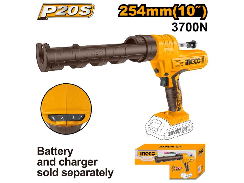 INGCO 20V Cordless Caulking Gun