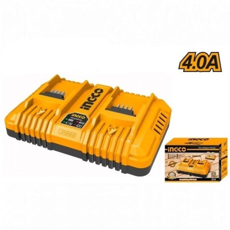 INGCO P20S Dual Port Battery Charger 20V