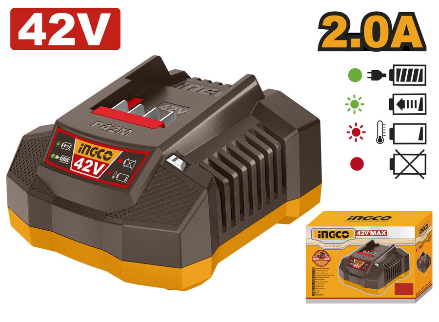 INGCO 42V Battery Charger 2A