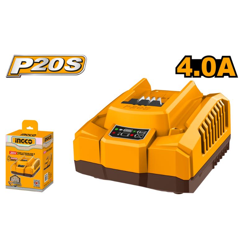 INGCO 20V P20S Battery Charger 4A FCLI20411