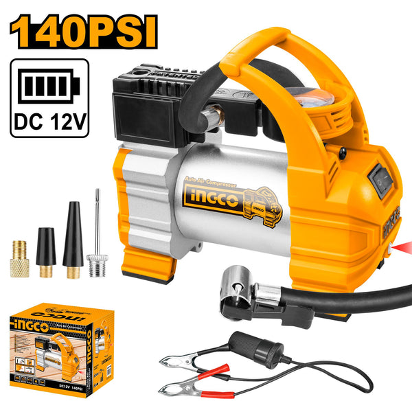 INGCO 12V Auto Air Compressor 140PSI