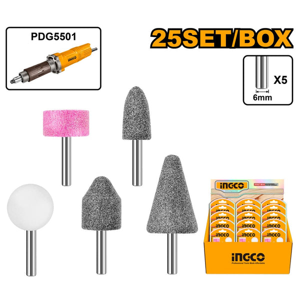 INGCO Die Grinder Bit Set (5pc)