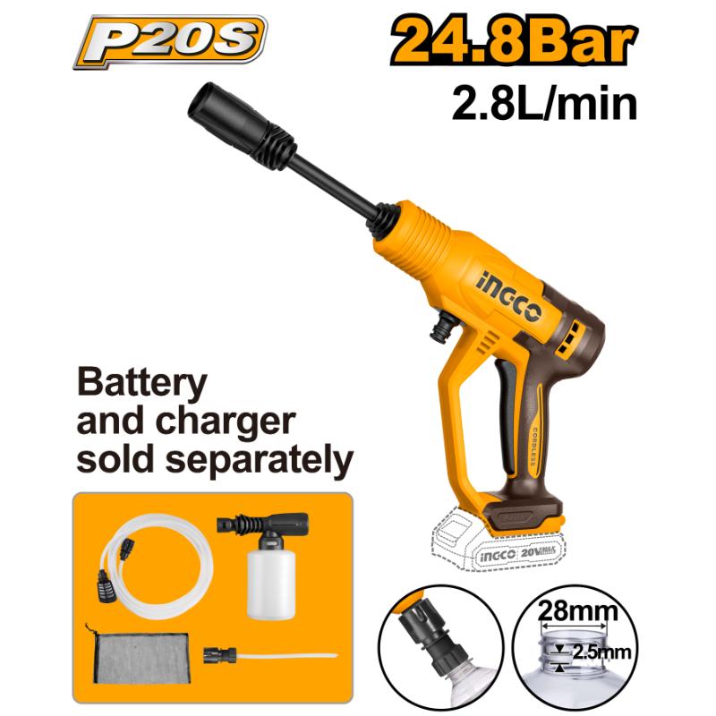INGCO 20V Cordless Pressure Washer
