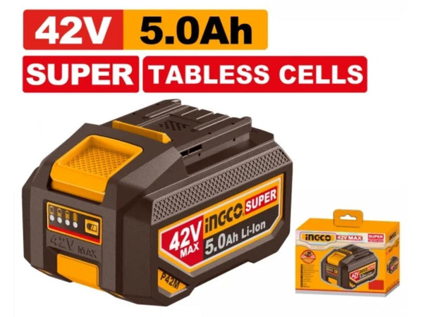 INGCO 42V 5.0Ah Super Tabless Cells Battery