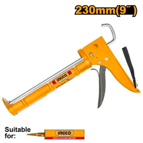 INGCO 9" Half Barrel Caulking Gun 235mm HCG0909