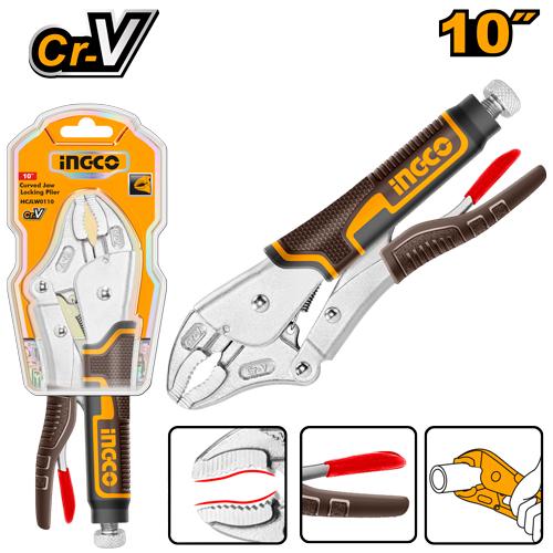 INGCO Curved Jaw Vice Grip 250mm