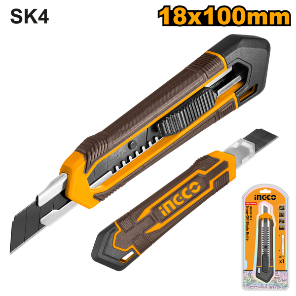 INGCO Snap-Off Blade Knife 18x100mm