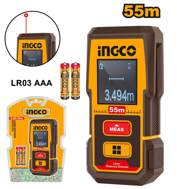 INGCO Laser Distance Detector 0.05–55m