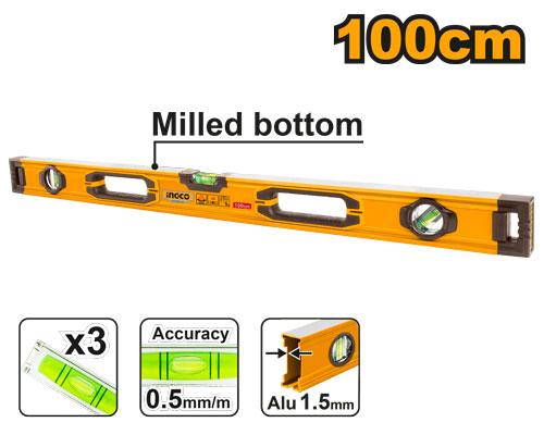 INGCO Aluminium Spirit Level 100cm HSL08100