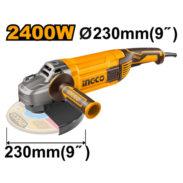 INGCO Angle Grinder 230mm 2400W