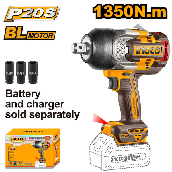 INGCO 20V Impact Wrench 1350Nm