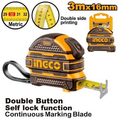 INGCO Tape Measure 3m x 16mm