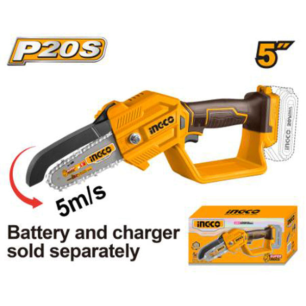 INGCO 20V Cordless Pruner Saw 5" 130mm CGSLI2058