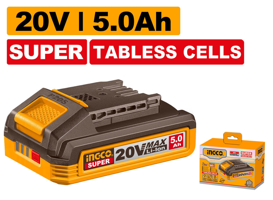 INGCO 20V 5.0Ah Tabless Cells Li-Ion Battery FBLI2125