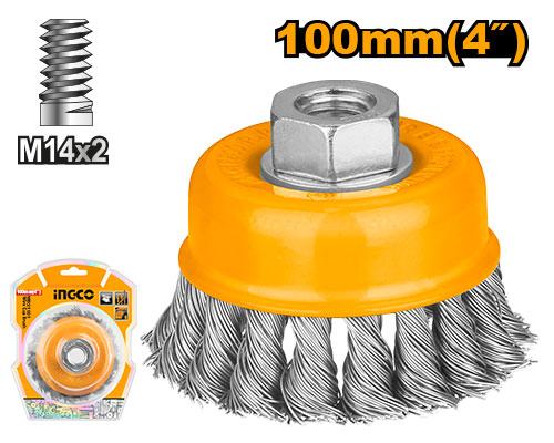 INGCO Wire Cup Brush 100mm (4")