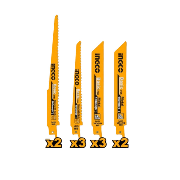 INGCO Reciprocating Saw Blades Wood &amp; Metal (10pc)