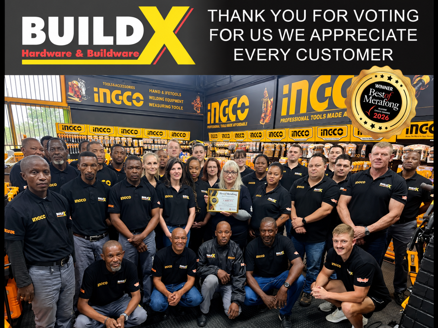 Build-X Hardware — Best of Merafong 2026 Winner